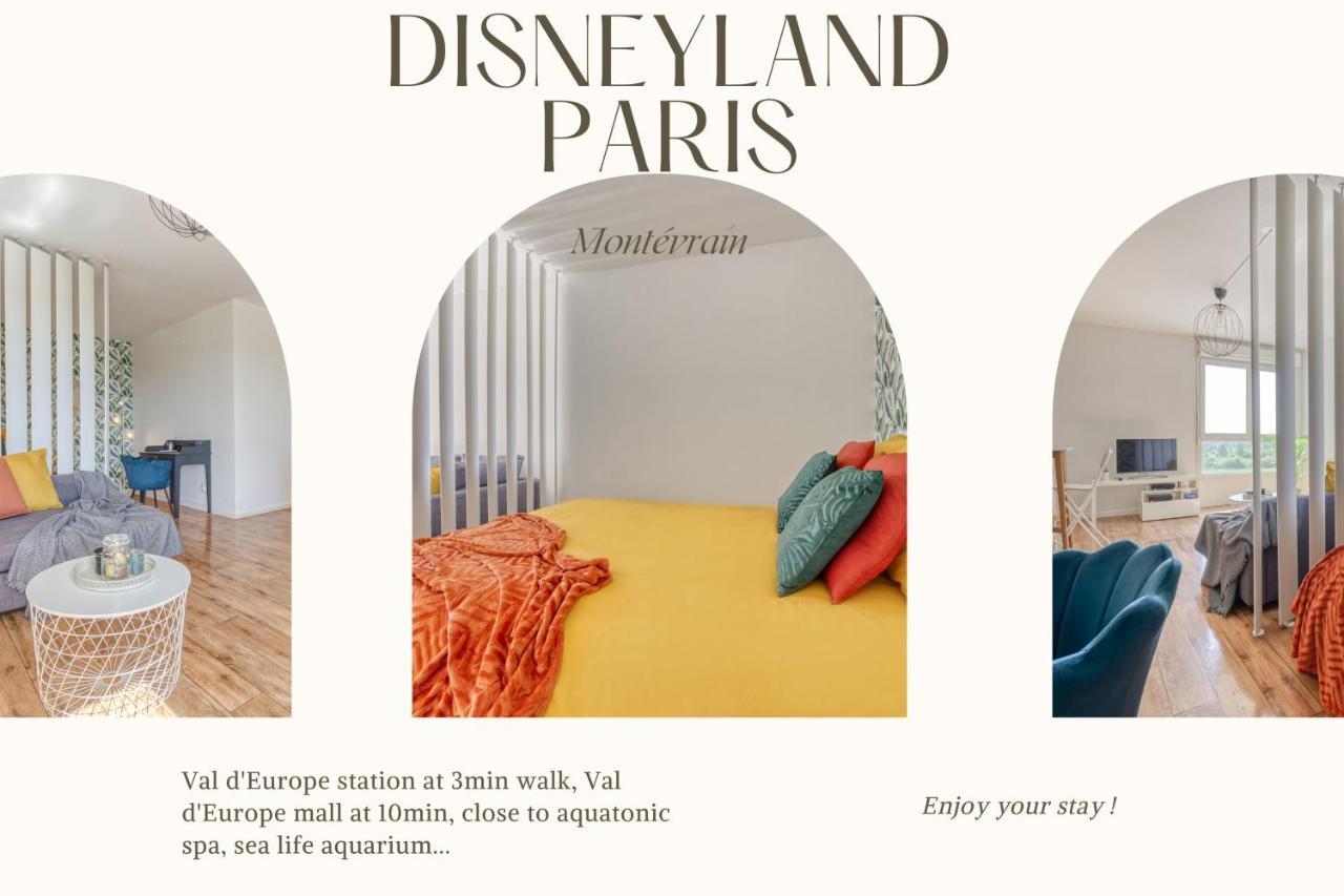 Grand Studio Disney, Queen Size, Coffee, Wifi Montévrain Esterno foto